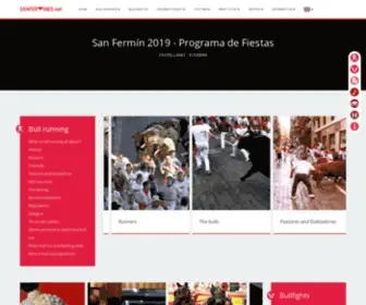 Sanfermines.net(sanfermines) Screenshot