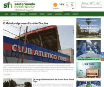 Sanfernandonuestro.com.ar(San Fernando Nuestro) Screenshot