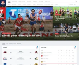 Sanfl.com.au(League) Screenshot