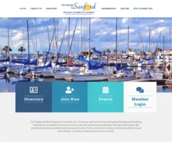 Sanfordchamber.com(Greater Sanford Regional Chamber of Commerce) Screenshot