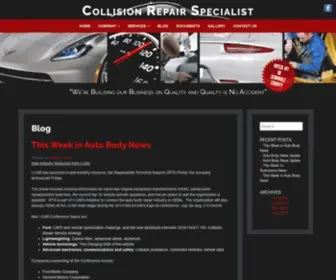 Sanfordpaintandbody.com(Collision Repair Specialist) Screenshot