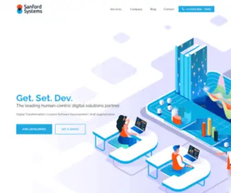 Sanfordsystems.com(React Native Development Company) Screenshot