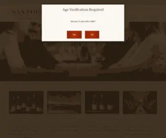 Sanfordwinery.com(Luxury Wine from Sta) Screenshot