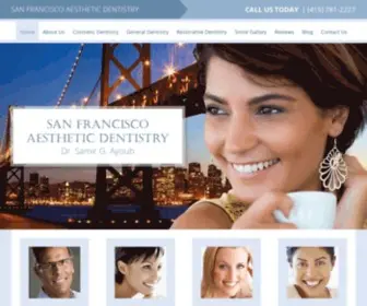 SanfranciscoaesthetiCDentistry.com(San Francisco Aesthetic Dentistry) Screenshot