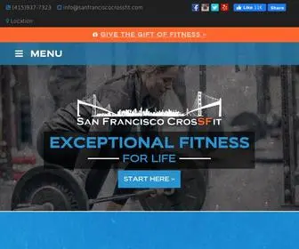 Sanfranciscocrossfit.com(San Francisco CrossFit) Screenshot