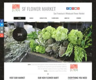 Sanfranciscoflowermart.com(SF Flower Market in San Francisco) Screenshot