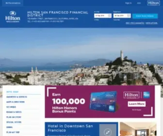 Sanfranciscohiltonhotel.com(Hilton San Francisco Financial District) Screenshot