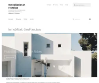 Sanfranciscoinmobiliaria.com.mx(Inmobiliaria San Francisco) Screenshot