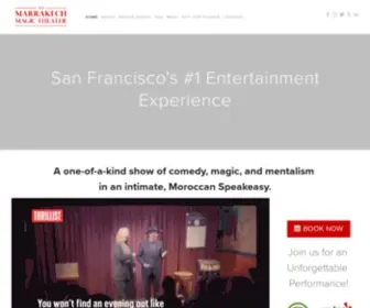 Sanfranciscomagictheater.com(San Francisco’s #1 Rated Show) Screenshot