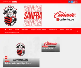 Sanfranciscopa.com(San Francisco F.C) Screenshot