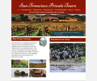 Sanfranciscoprivatetours.com(San Francisco Private Tours & Attractions) Screenshot