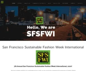 Sanfranciscosustainablefashionweek.org(SFSFWI TV) Screenshot