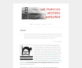 Sanfranciscowritersworkshop.com(California) Screenshot