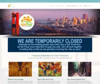 Sanfrantourcenter.com(Top San Francisco Tours including Alcatraz Tours) Screenshot