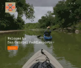 Sangabrielpaddlesports.com(Kayak, Fishing) Screenshot