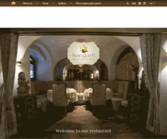 Sangam.cz(Sangam Indian Restaurant) Screenshot