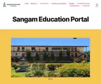 Sangamedu.ac.fj(Sangam Education Portal) Screenshot