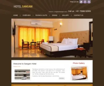 Sangamhotel.in(Hotel Sangam) Screenshot