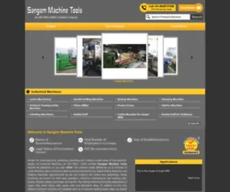 Sangammachinetools.com(Sangam Machine Tools) Screenshot