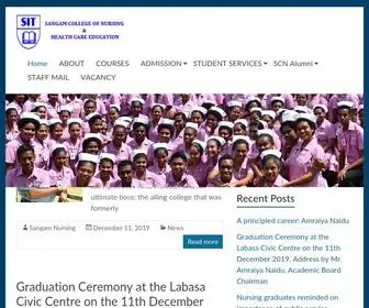 Sangamnursing.com.fj(Striving for Excellence in Nursing Education) Screenshot