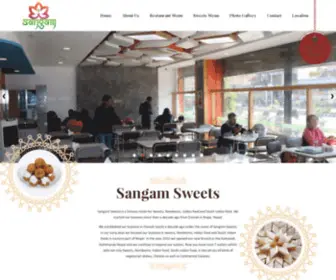 Sangamsweet.com(Sangam Sweets) Screenshot