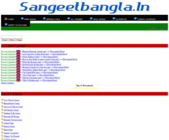 Sangeetbangla.in(Bengali Song Download Bengali) Screenshot