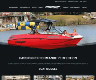 Sangerboats.com(World Class TowBoats) Screenshot