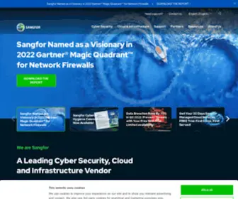 Sangfor.com(Cyber Security) Screenshot