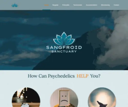 Sangfroid.co.za(Sangfroid Sanctuary) Screenshot