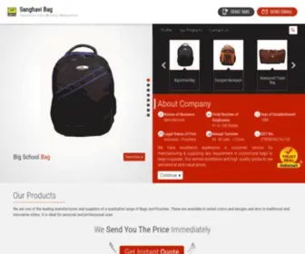 Sanghavibag.com(Sanghavi Bag) Screenshot