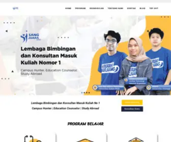 Sangjuaraschool.com(Sang Juara School) Screenshot