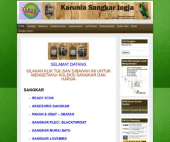 Sangkarburung.com(Pusat Pembuatan dan Penjualan Sangkar Burung Lomba) Screenshot