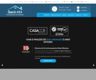 Sanglass.com.br(Envidraçamento e Fechamento de Sacadas) Screenshot