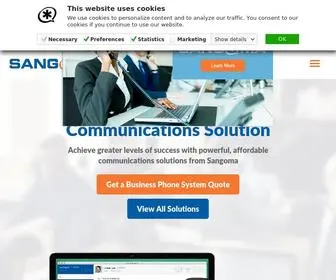 Sangoma.com(Sangoma Technologies) Screenshot