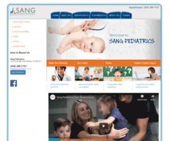 Sangpediatrics.com(Fresno Pediatrics) Screenshot