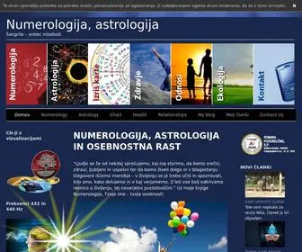 Sangrila.si(Numerologija, astrologija) Screenshot
