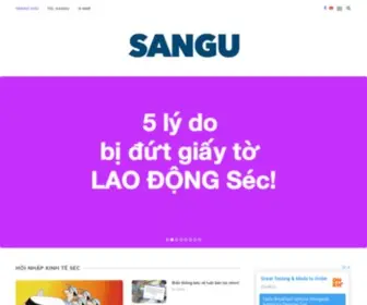 Sangu.eu(Tạo cảm hứng hội nhập) Screenshot
