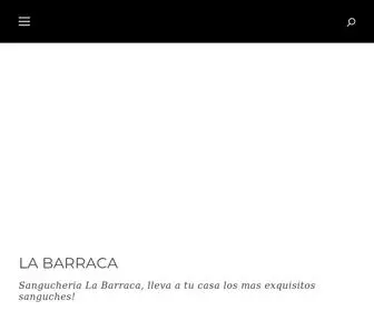 Sangucheriabarraca.cl(Sangucheria y Catering) Screenshot