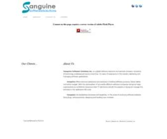 Sanguinessinc.com(Sanguine Software Solutions) Screenshot