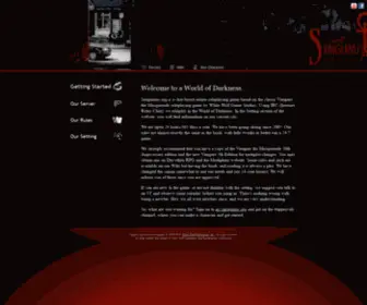 Sanguinus.org(Online Vampire The Masquerade Chronicle) Screenshot