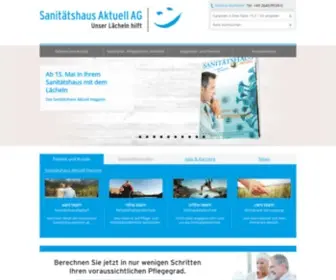 Sani-Aktuell.de(Orthopädie) Screenshot