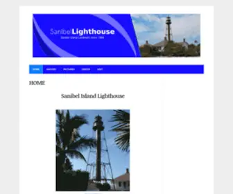 Sanibellighthouse.com(Sanibel Island Lighthouse) Screenshot