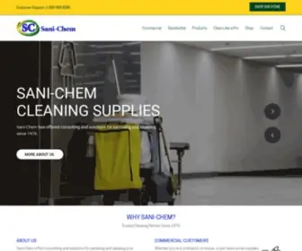 Sanichem.com(Sani-Chem Cleaning Supplies) Screenshot