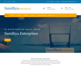 Sanidhyaenterprises.com(Sanidhya Enterprises) Screenshot