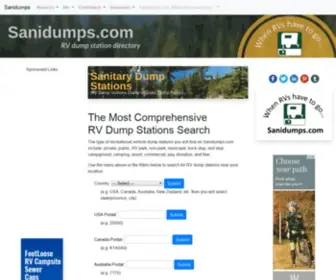 Sanidumps.com(RV Dumps) Screenshot