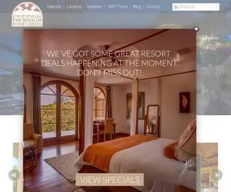Sanignaciobelize.com(San Ignacio Resort Hotel) Screenshot