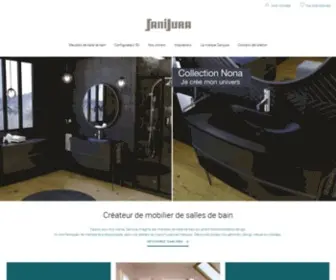 Sanijura.fr(Meuble de salle de bain fabrication française) Screenshot