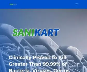 Sanikart.ca(Grocer and Retail Shopping Cart Sanitizing Solution) Screenshot