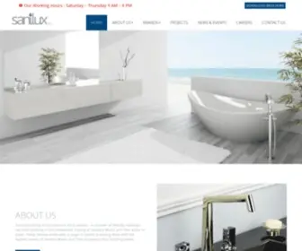 Sanilux.com.qa(Doha, Qatar) Screenshot