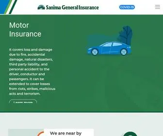 Sanimageneral.com(Sanima General Insurance) Screenshot